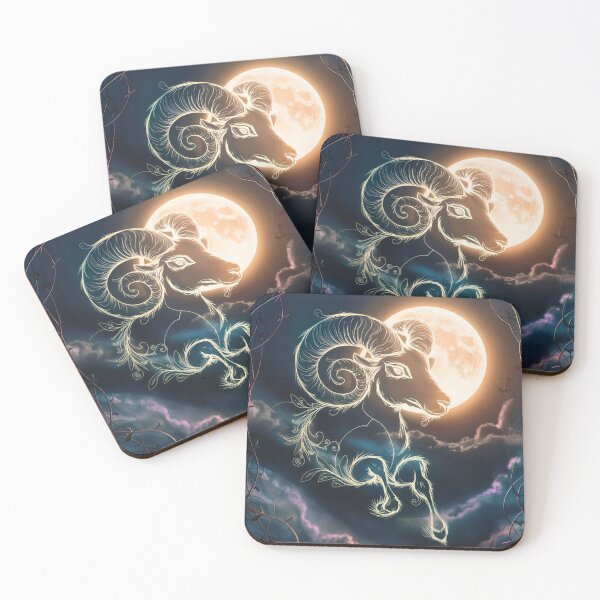Item preview, Aries Astrology. Moon in Aries, Zodiac sign, Aries symbol designed and sold by ZodiacWonders.