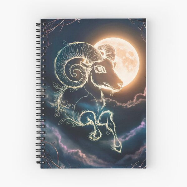 Artikelvorschau, Widder-Astrologie. Mond im Widder, Sternzeichen, Widder-Symbol entworfen und verkauft von ZodiacWonders.