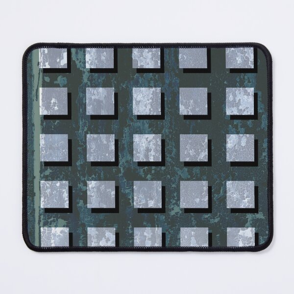 Item preview, White Grunge 3D Square Pattern designed and sold by Diana377.
