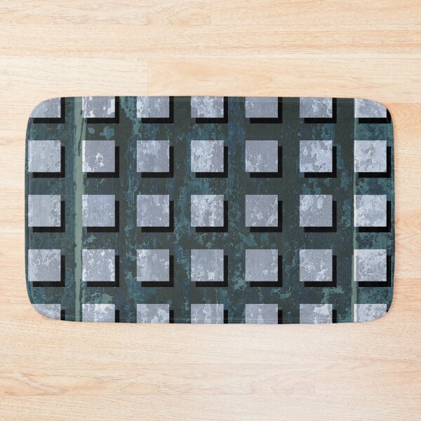 Item preview, White Grunge 3D Square Pattern designed and sold by Diana377.