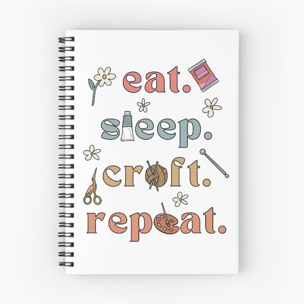 Item preview, Eat. Sleep. Craft. Repeat. designed and sold by April's Escape.