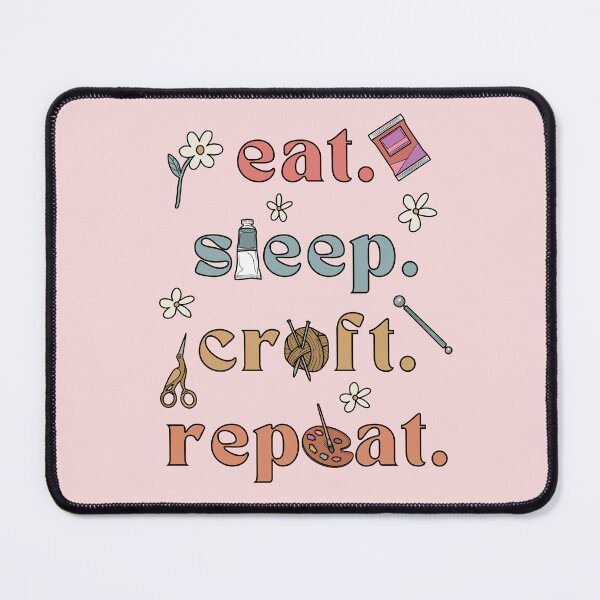 Item preview, Eat. Sleep. Craft. Repeat. designed and sold by April's Escape.
