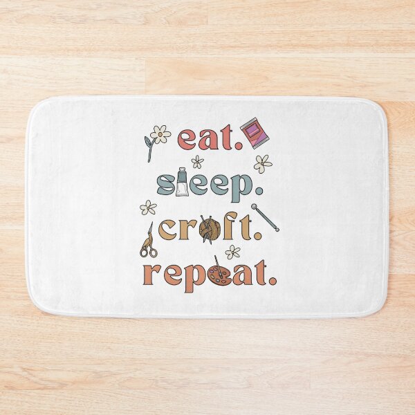 Item preview, Eat. Sleep. Craft. Repeat. designed and sold by April's Escape.