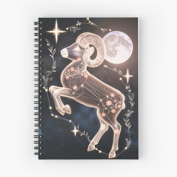 Artikelvorschau, Widder-Astrologie. Mond im Widder, Sternzeichen, Widder-Symbol entworfen und verkauft von ZodiacWonders.