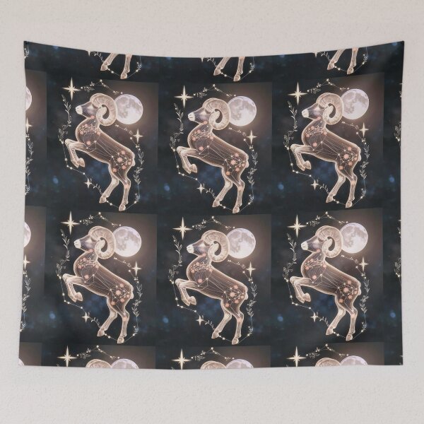 Item preview, Aries Astrology. Moon in Aries, Zodiac sign, Aries symbol designed and sold by ZodiacWonders.