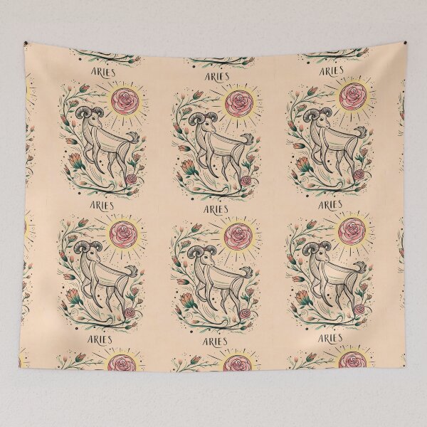 Item preview, Aries Astrology. Moon in Aries, Zodiac sign, Aries symbol designed and sold by ZodiacWonders.