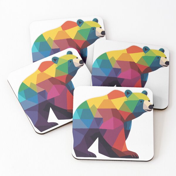 Item preview, Rainbow Bear designed and sold by LTDesignsShop.