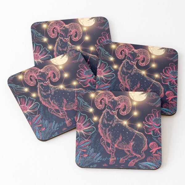 Item preview, Aries Astrology. Moon in Aries, Zodiac sign, Aries symbol designed and sold by ZodiacWonders.