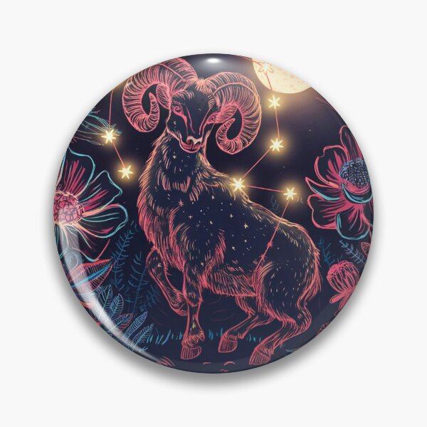 Item preview, Aries Astrology. Moon in Aries, Zodiac sign, Aries symbol designed and sold by ZodiacWonders.