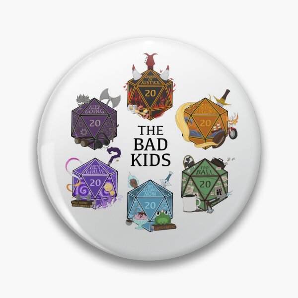 Item preview, Bad Kids Junior Year Dice Set designed and sold by citrinecreates.