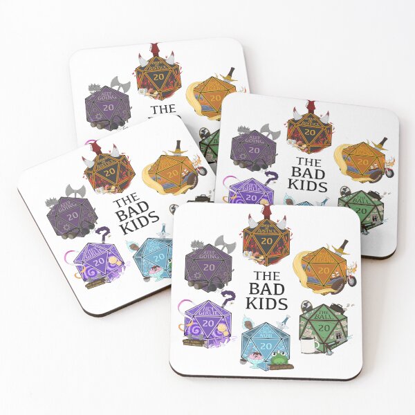 Item preview, Bad Kids Junior Year Dice Set designed and sold by citrinecreates.