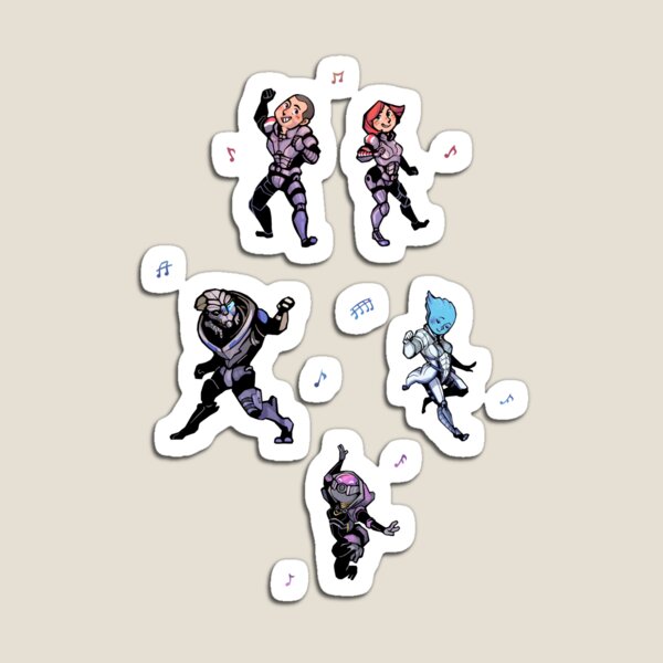 Item preview, Mass Effect Dance Party designed and sold by doodlownick.