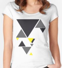 TRIOMATE Women's Fitted Scoop T-Shirt