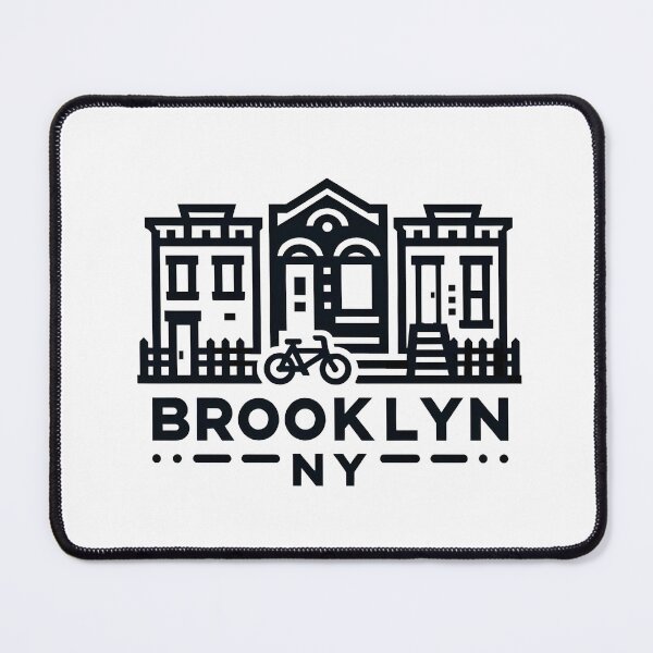 Item preview, Brooklyn Bikes and Brownstones designed and sold by Drew Estes.