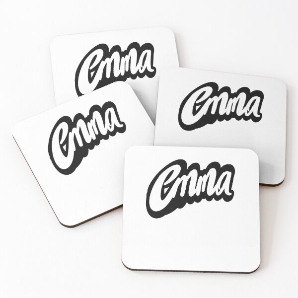Item preview, Emma popular girls first name in cursive white lettering. Personalized personalised customised name Emma designed and sold by Artonmytee.