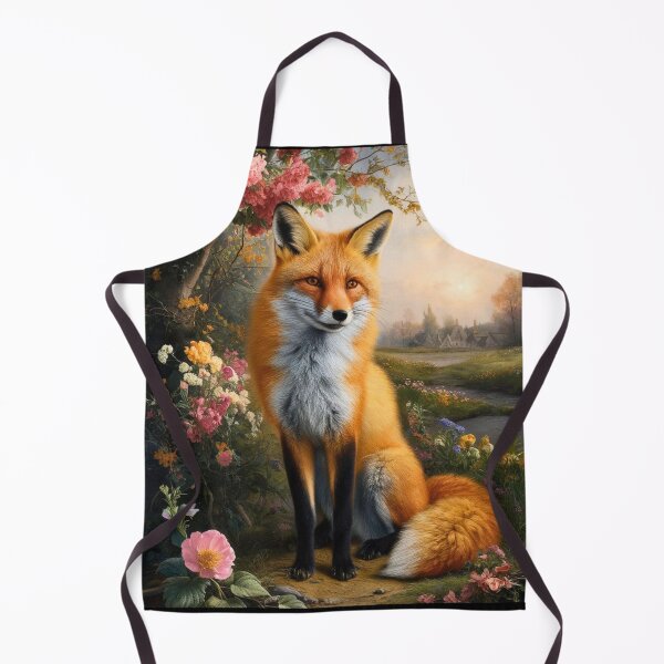 Artikelvorschau, Fuchs-Porträt. Frühlingsfuchs, Blumenfuchs, Vintage-Fuchs, Fuchs-Gemälde, Rembrandt van Rijnstyle entworfen und verkauft von FoxVibes.