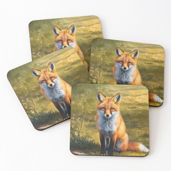 Artikelvorschau, Fuchs-Porträt. Frühlingsfuchs, Blumenfuchs, Vintage-Fuchs, Fuchs-Gemälde, Rembrandt van Rijnstyle entworfen und verkauft von FoxVibes.