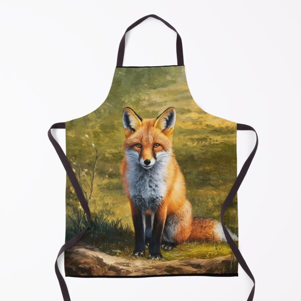 Artikelvorschau, Fuchs-Porträt. Frühlingsfuchs, Blumenfuchs, Vintage-Fuchs, Fuchs-Gemälde, Rembrandt van Rijnstyle entworfen und verkauft von FoxVibes.