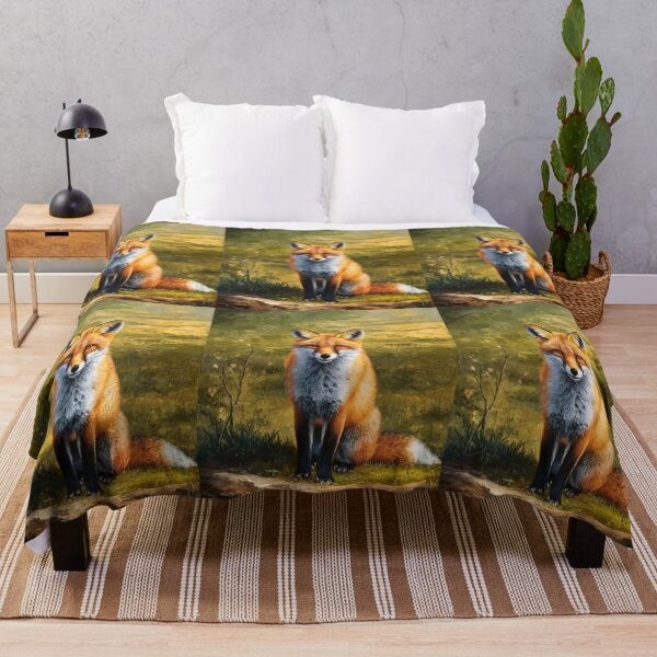Artikelvorschau, Fuchs-Porträt. Frühlingsfuchs, Blumenfuchs, Vintage-Fuchs, Fuchs-Gemälde, Rembrandt van Rijnstyle entworfen und verkauft von FoxVibes.