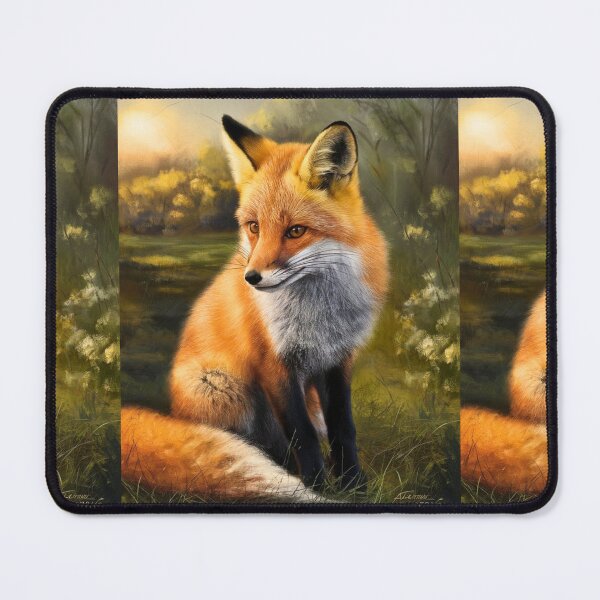 Artikelvorschau, Fuchs-Porträt. Frühlingsfuchs, Blumenfuchs, Vintage-Fuchs, Fuchs-Gemälde, Rembrandt van Rijnstyle entworfen und verkauft von FoxVibes.