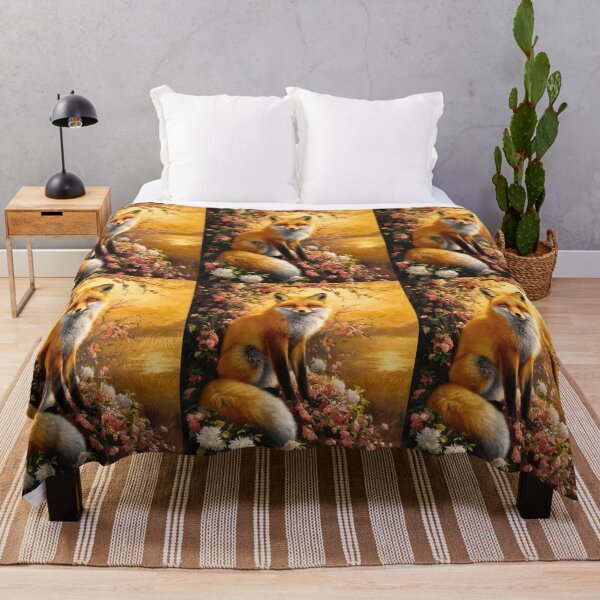Artikelvorschau, Fuchs-Porträt. Frühlingsfuchs, Blumenfuchs, Vintage-Fuchs, Fuchs-Gemälde, Rembrandt van Rijnstyle entworfen und verkauft von FoxVibes.