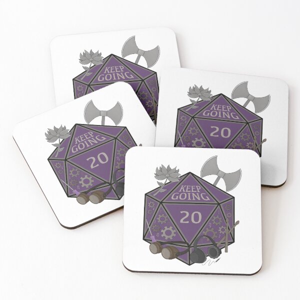 Item preview, Gorgug Thistlespring Junior Year D20 designed and sold by citrinecreates.