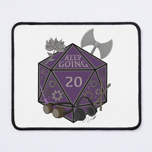 Item preview, Gorgug Thistlespring Junior Year D20 designed and sold by citrinecreates.
