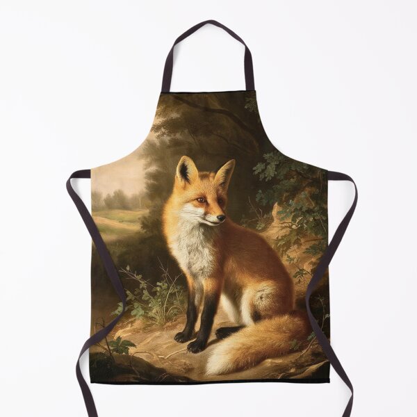 Artikelvorschau, Fuchs-Porträt. Frühlingsfuchs, Blumenfuchs, Vintage-Fuchs, Fuchs-Gemälde, Rembrandt van Rijnstyle entworfen und verkauft von FoxVibes.