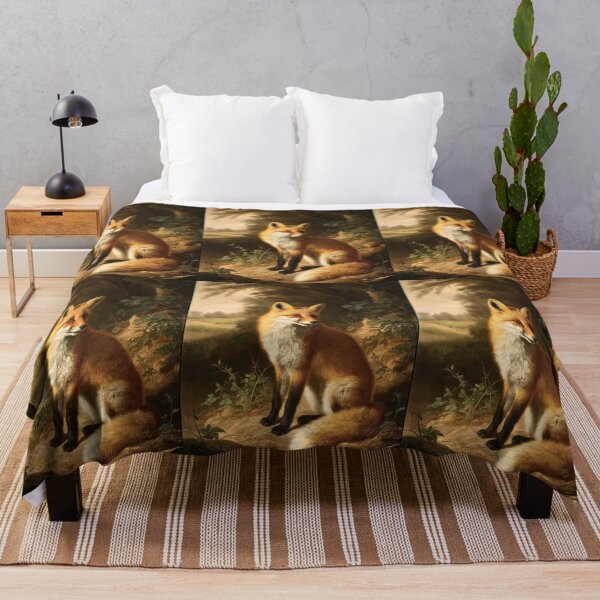 Artikelvorschau, Fuchs-Porträt. Frühlingsfuchs, Blumenfuchs, Vintage-Fuchs, Fuchs-Gemälde, Rembrandt van Rijnstyle entworfen und verkauft von FoxVibes.