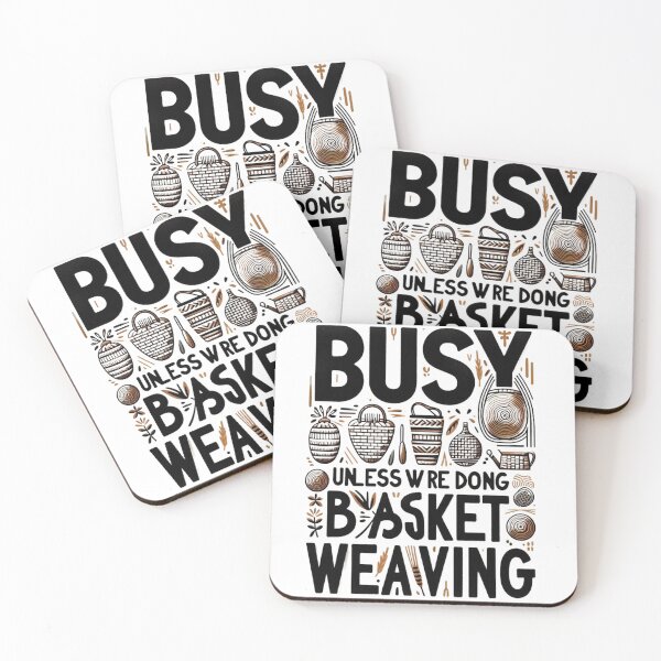 Item preview, Creative Basketry Enthusiast Tee: Busy Unless We’re Weaving designed and sold by Moh-nd-Eg.