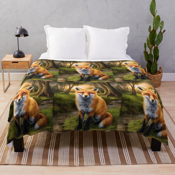 Artikelvorschau, Fuchs-Porträt. Frühlingsfuchs, Blumenfuchs, Vintage-Fuchs, Fuchs-Gemälde, Rembrandt van Rijnstyle entworfen und verkauft von FoxVibes.