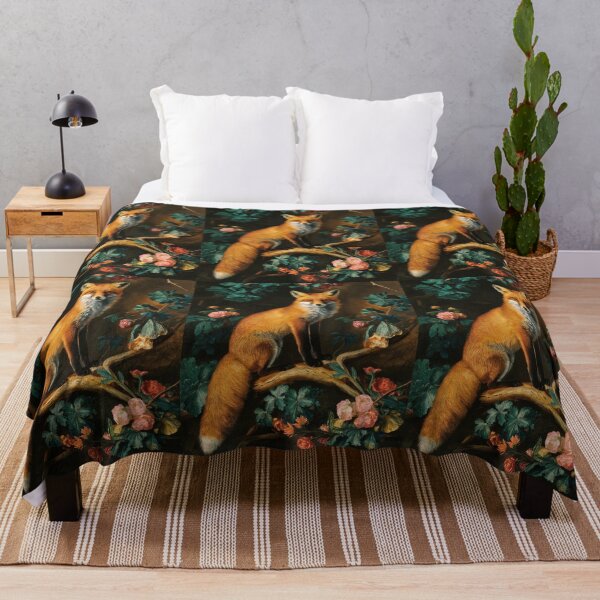 Artikelvorschau, Fuchs-Porträt. Frühlingsfuchs, Blumenfuchs, Vintage-Fuchs, Fuchs-Gemälde, Rembrandt van Rijnstyle entworfen und verkauft von FoxVibes.