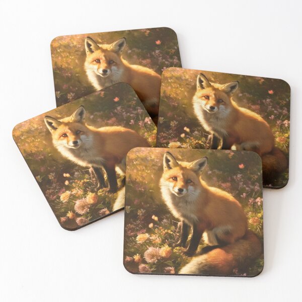 Artikelvorschau, Fuchs-Porträt. Frühlingsfuchs, Blumenfuchs, Vintage-Fuchs, Fuchs-Gemälde, Rembrandt van Rijnstyle entworfen und verkauft von FoxVibes.