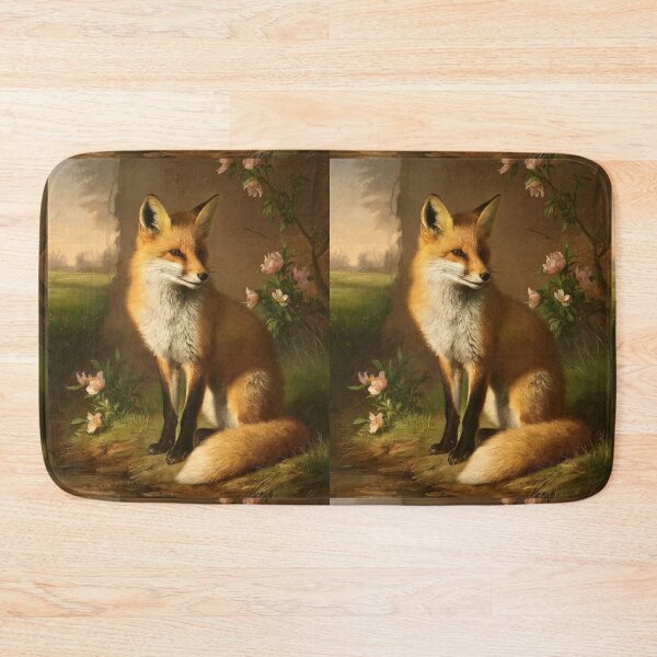 Artikelvorschau, Fuchs-Porträt. Frühlingsfuchs, Blumenfuchs, Vintage-Fuchs, Fuchs-Gemälde, Rembrandt van Rijnstyle entworfen und verkauft von FoxVibes.