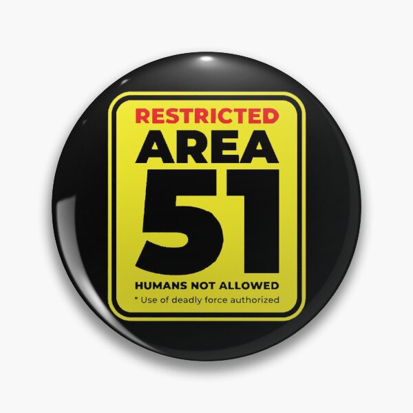 Item preview, signpost, area 51, restricted designed and sold by Numbers-Art.