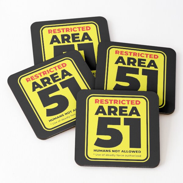 Item preview, signpost, area 51, restricted designed and sold by Numbers-Art.