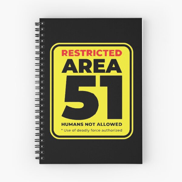 Item preview, signpost, area 51, restricted designed and sold by Numbers-Art.