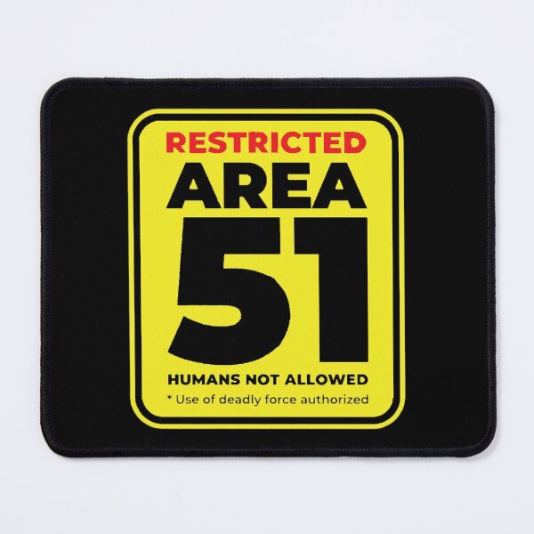 Item preview, signpost, area 51, restricted designed and sold by Numbers-Art.