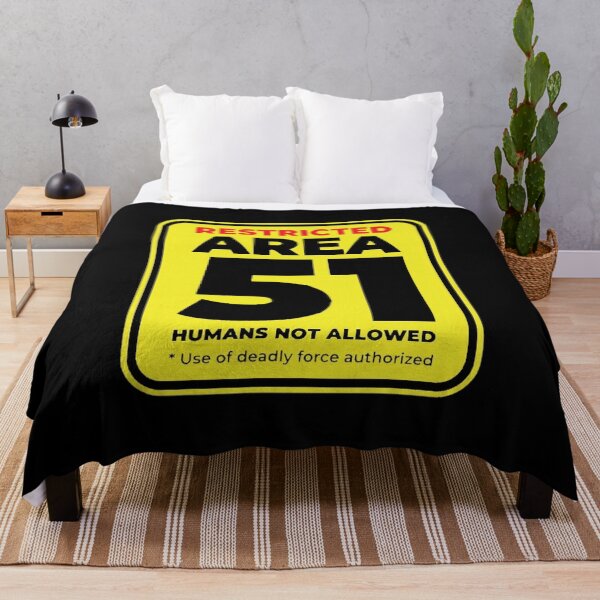 Item preview, signpost, area 51, restricted designed and sold by Numbers-Art.
