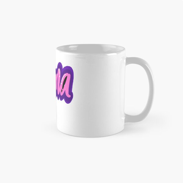 Artikelvorschau, Emma, beliebter Vorname für Mädchen in rosa Schreibschrift mit violetter Umrandung. Personalisierter, individueller Name Emma entworfen und verkauft von Artonmytee.