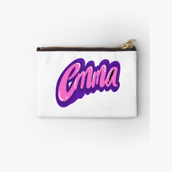 Artikelvorschau, Emma, beliebter Vorname für Mädchen in rosa Schreibschrift mit violetter Umrandung. Personalisierter, individueller Name Emma entworfen und verkauft von Artonmytee.