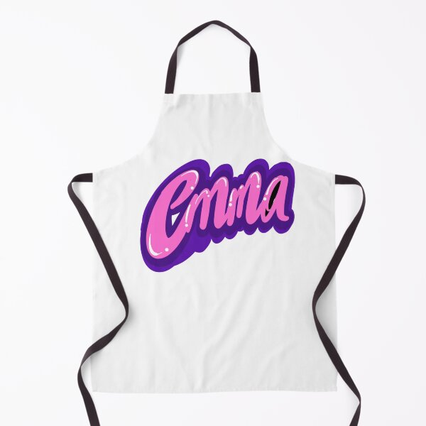 Item preview, Emma popular girls first name in cursive pink lettering with purple outline. Personalized personalised customised name Emma designed and sold by Artonmytee.
