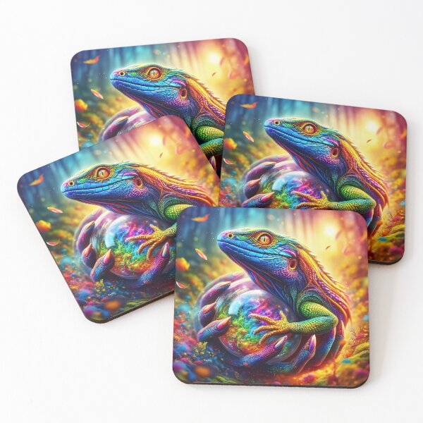 Item preview, Colorful Lizard Monster  designed and sold by connie campbell.