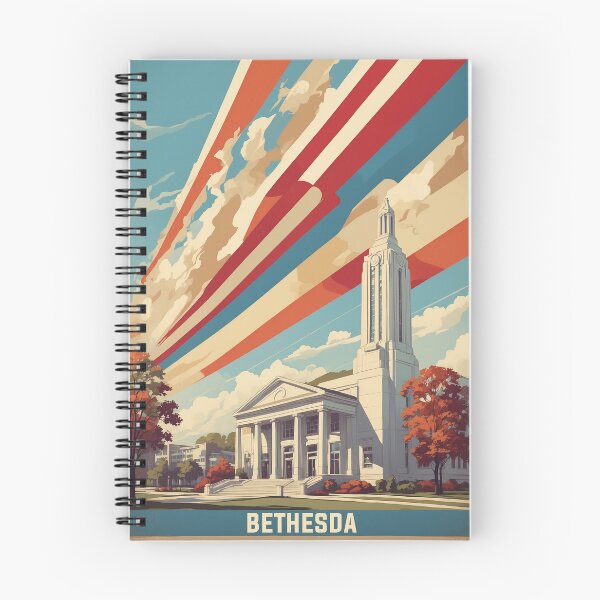 Artikelvorschau, Bethesda Maryland USA Vintage Reisetourismus entworfen und verkauft von TravelersGems.