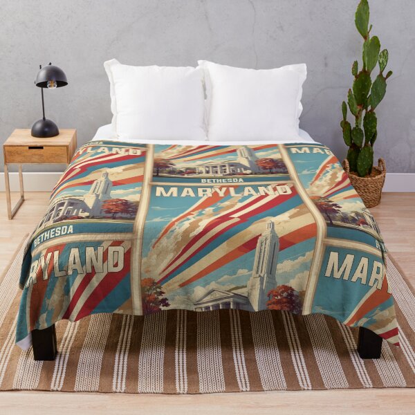 Item preview, Bethesda Maryland USA Vintage Travel Tourism designed and sold by TravelersGems.