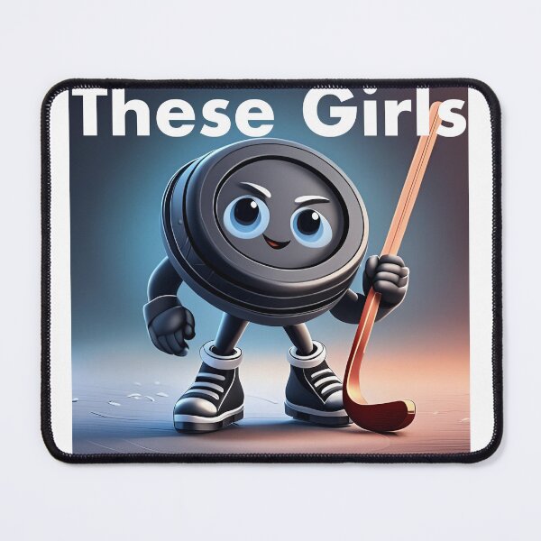 Item preview, PWHL These Girls Puck designed and sold by ADHDarteest.