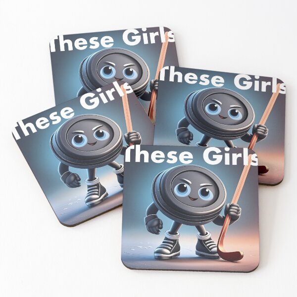 Item preview, PWHL These Girls Puck designed and sold by ADHDarteest.