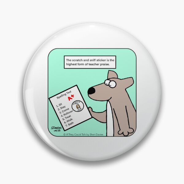 Item preview, Dog Sticker Cartoon designed and sold by CartoonistSheri.