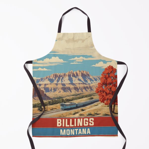 Item preview, Billings Montana USA Vintage Travel Tourism designed and sold by TravelersGems.