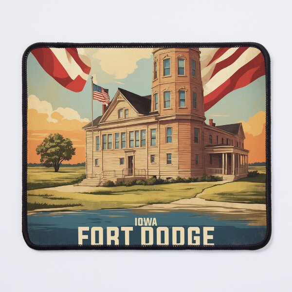 Item preview, Fort Dodge Iowa USA Vintage Travel Tourism designed and sold by TravelersGems.